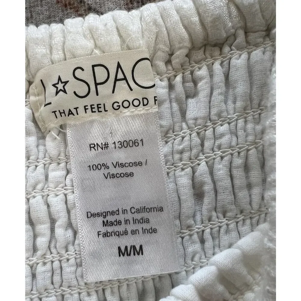 L Space Puff Sleeved Cover-Up Mini Dress Womens Size M - Picture 4 of 9